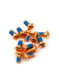 Resim Pro Bisiklet Scooter Fren Disk Vidası Rotor Civatası 6 Vida Mtb Rotor Vidası 12li Paket Gold Sarı 