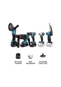 Resim Chelikbei Beşli Set MK350 Budama Testeresi 13MM Çelik Mandren + Somun Sıkma + Şarjlı Spiral + Şarjlı Hilti 