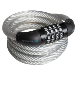 Resim Bisiklet Aksesuar Kilidi 120 - Gri - Şifreli 