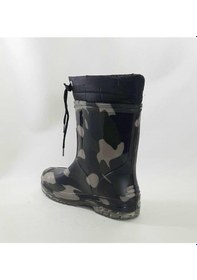 Resim Çağrı Yeşil Kamuflaj Içi Yünlü Erkek Çocuk Yağmur Çizmesi -471424835 