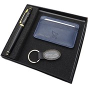 Resim Signator D381 İsme Özel Set - Deri Kartlık + Anahtarlık + Kalem Seti | İsme Özel Hediyelik Set 