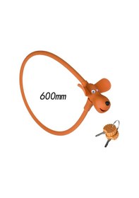 Resim Jokmae Kahverengi 60cm Güvenlik Zincir Kablo Kilit Çok Renkli 