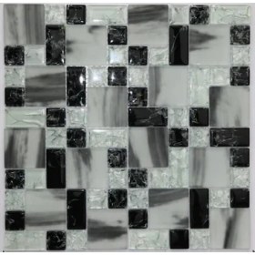 Resim İTHAL Tezgah Arası Cam Mozaik Mix 