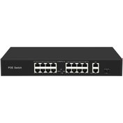 Resim 16 Port 10/100 +2 Gigabit Uplink Port +1 Sfp Poe Switch (200 W) 