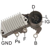 Resim 12v Alternatör Konjektör 3 Fiş Yuvarlak Soket d-ıg-l Suzukı S N11.108 