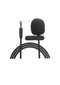 Resim Yaka Mikrofonu 3.5 MM Jack 1.5 Metre Kablo Youtuber Yaka Mikrofonu 