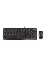 Resim Logitech Mk120 Usb Q Siyah Kablolu Klavye + Mouse Set 