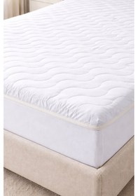 Resim Özdilek Alez Mikro Kapitone Sıvı Geçirmez Yatak Koruyucu Fitted 160 200 Beyaz 