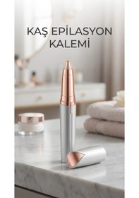 Resim Diğer İnce Uçlu Yüz Tüy Alma Epilasyon Aleti Kaş Bıyık İçin 