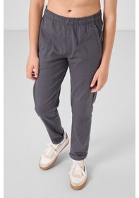 Resim Tommy Life Gri Standart Fit Dokuma Hafif Esnek Chino Erkek Çocuk Pantolon - 11272 Gri 