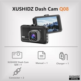 Resim Xushidz Q08 Yeni 1080p Hd Araba Aracı Dvr Video Kaydedici Dashcam 24h Park Q08 None 