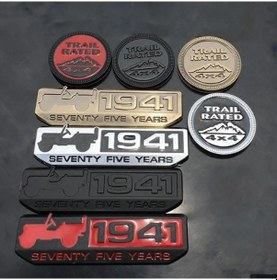 Resim A-11-3d Metal 4x4 Trail Anma Amblem Logo Rozeti Araba Çıkartmaları Jeep Wrangler Patriot Grand Cherokee Araba Styling O 