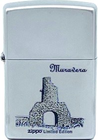 Resim Zippo Muravera Sardinya - Limited Edition Dizayn Çakmak Gri 
