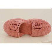 Resim P Harf Havlu Banyo Ev Otel Lohusa Terliği Kalın Taban Terlik 