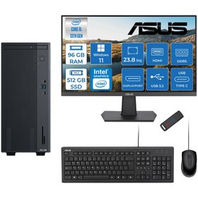 Resim ASUS Expertcenter P500MV I5-13420H 96GB 512GB SSD WIN11HOME 23.8 Mon. WB5136216512B0DH32+ZETTAUSBBELLEK 