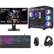 Resim Dragos DRX7764 R7-7700 32 GB 1 TB NVMe 16 GB RTX5060Ti 24.5" Free Dos Masaüstü Oyuncu Bilgisayarı 