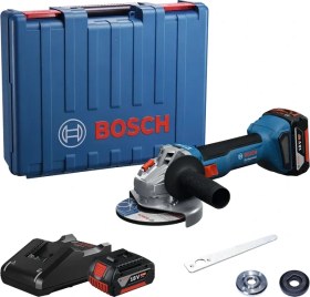 Resim Bosch Professional GWS 18V-8 2x4.0Ah Çift Akülü Taşlama Makinesi - 06019N9020 