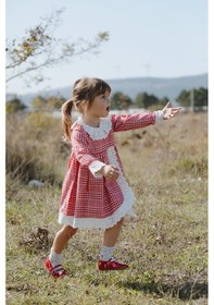 Resim Kız Bebek Kız Çocuk Doğum Günü Parti Düğün Elbise Astarlı Çocuk Giyim Bebek Giyim 001 