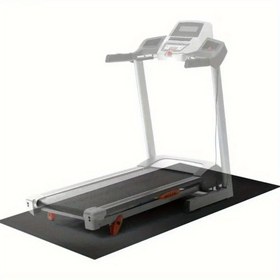 Resim Evrensel Yüksek Yoğunluklu Kauçuk Egzersiz Ekipmanları Matı, 1 Paket - Koşu Bandı, Bisiklet, Atlama İpleri İçin Yırtılmaya Dayanıklı ve Isıya Dayanıklı Spor Salonu Zemin Koruyucu - Gürültü Azaltma ve Titreşim Emişi 