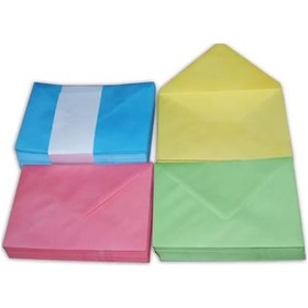 Resim Davetiye Zarfi 13x18 Renkli 80 Gr 1.Hmr Sari 25 Li 