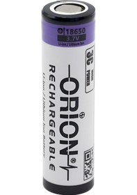 Resim Orion 18650 3.7 V 3500 mAh 3C Şarj Edilebilir Li-Ion Pil 