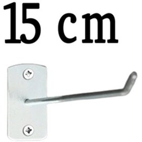 Resim 20 Adet 15 Cm Duvara Ve Suntaya Monte Kanca, Monteli Kanca Askı 