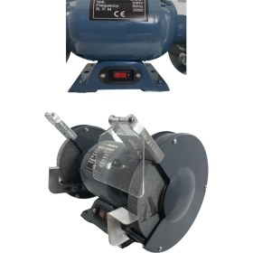Resim Stilmax Germany Type 175 mm 550 Watt Tezgah Üstü Taşlama Bakır Sargı Bıçak Balta Bileme Çark Taşı Taş Motoru 