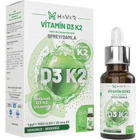 Resim HAVER Bitkisel D3K2 Sprey 20ml 