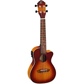 Resim Ortega RUDAWN-CE Elektro Concert Ukulele (Sunburst) 