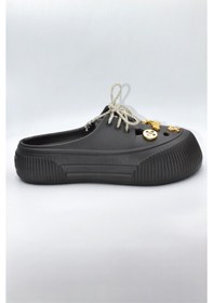 Resim Siyah Kadın Taşlı Sabo Eva Terlik Siyah 