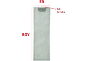 Resim Parmis Dominox Davlumbaz 16,6X51,5 cm Tek Tırnaklı Aspiratör Yağ Filtre 