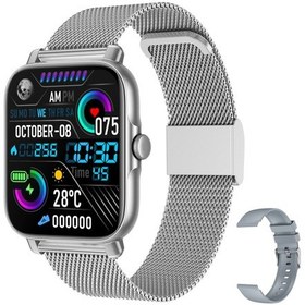 Resim Geeroyoo JZR GY 1.69" IP67 Su Geçirmez Bluetooth 3.0 5.1 Çift Mod Android İos Uyumlu Spor saat 180mah Uzun Pil Ömrü Ve Arama Fonksiyonlu Akıllı Saat 