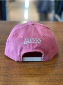 Resim La Lakers Pembe Hiphop Snapback Rapper Basket Beyzbol Cap Şapka 