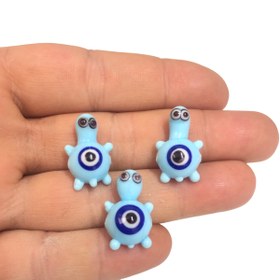 Resim Murano Cam Kaplumbağa Açık Mavi 