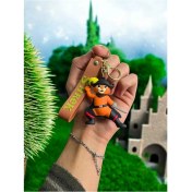 Resim 3D Lüks Büyük Boy Şrek Çizmeli Kedi Anahtarlık ve Çanta Aksesuarı 