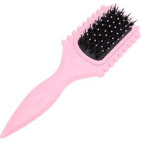 Resim Maiyame Pembe Kıvırcık Tanımlama Fırçası - Saç Ters Çekme, Kurutma, Şekillendirme Ve Yumuşatma İşlevi - Ergonomik Tasarım Tüm Saç Tipleri İçin 