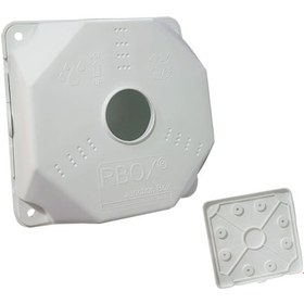 Resim Rbox Wx8 Yeni Beyaz Junction Outdoor Box + Taban Dahil(Yeni Buat) 