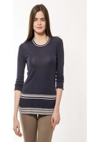 Resim Yeni Tory Burch Bayan Kazak (298031608) Lacivert 