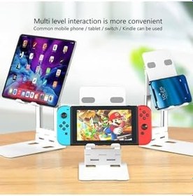 Resim Fogy Ayarlanabilir Masaüstü Tablet Telefon Tutucu Stand Özellikli 12,9 Inç Modelleri Destekler 