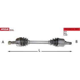 Resim Mga 70110 Aks Sol Abssız Scudo / 806 Expert / Jumpy 1.9D Mıllı 