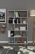 Resim Kenzlife Kitaplık Firuze 150*090*20 Cvz Duvar Rafı 