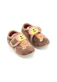 Resim Gezer Kışlık Cırtlı Ayarlanabilir Rahat İç Taban Erkek Çocuk Panduf Ayakkabı Ga2kpm.03365.00.z16.k04 Kahverengi 