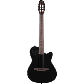 Resim Godin Multiac Mundial Elektro Klasik Gitar (Onyx Black) 