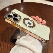Resim M.TK Moveteck Apple iPhone 11 Pro Max Uyumlu Kılıf Kamera Lens Üstü Kapalı Koruma Orta Logo Gösterir Şeffaf 