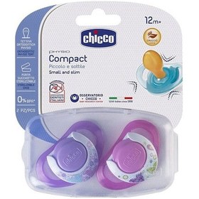 Resim Chicco Physio Kauçuk Emzik Kız 12 Ay+ 2'li Pembe 