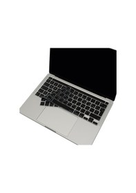 Resim Arapça Klavye Apple Uyumlu MacBook Pro Kılıf M1-m2, 13inç Touchbarlı A2338 A2289 A2251 A2141 Uk Enter İle Siyah 