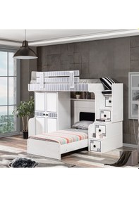 Resim Setaymobilya Çizgi Ranza Karyola Dolap 