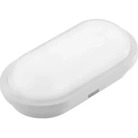 Resim Esmo Home 20W Oval Beyaz LED Armatür - IP65 Su Geçirmez Tavan/duvar Lambası, 6500K Beyaz Işık, 2000 Lümen, 27X16.7 Cm, Iç ve Dış Mekan Kullanıma Uygun, Banyo Balkon Bahçe Aydınlatması 