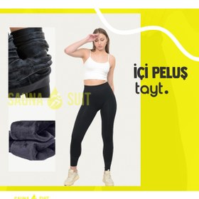 Resim SAUNA SUIT Toparlayıcı Dayanıklı Günlük Kullanıma Uygun Kışlık Sıcak Tutan Unisex Orjinal Peluş Tayt 