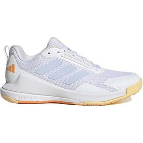 Resim Adidas Novaflight 2 Indoor Kadın Beyaz Voleybol Ayakkabısı Kı8520 Beyaz 